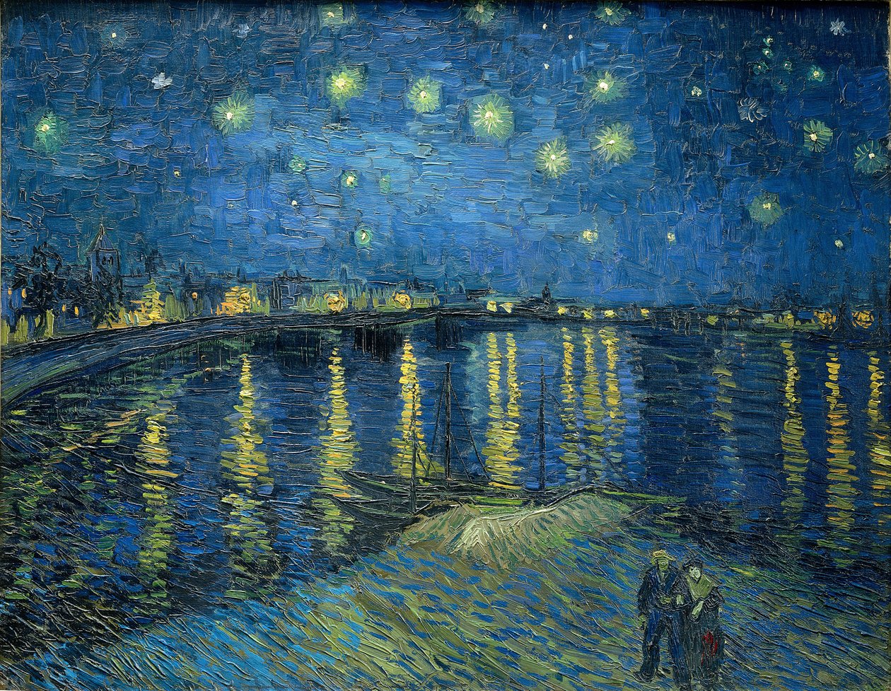 Csillagos éjszaka a Rhône fölött alkotó: Vincent van Gogh