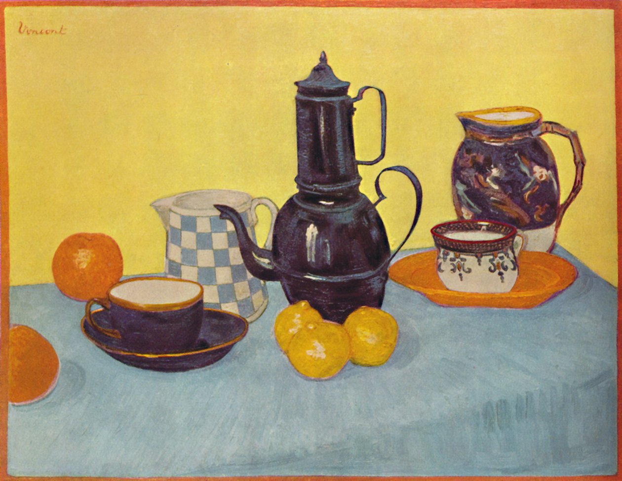 Csendélet kávéskannával, 1888, 1937. alkotó: Vincent van Gogh