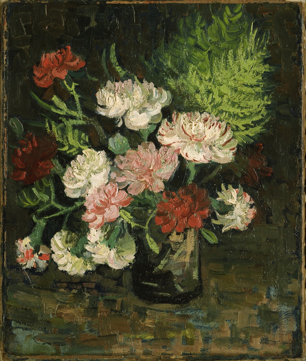 Csendélet szegfűvel, 1886 alkotó: Vincent van Gogh