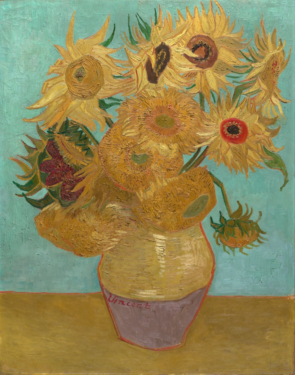 Napraforgók / Vázában tizenkét napraforgó alkotó: Vincent van Gogh