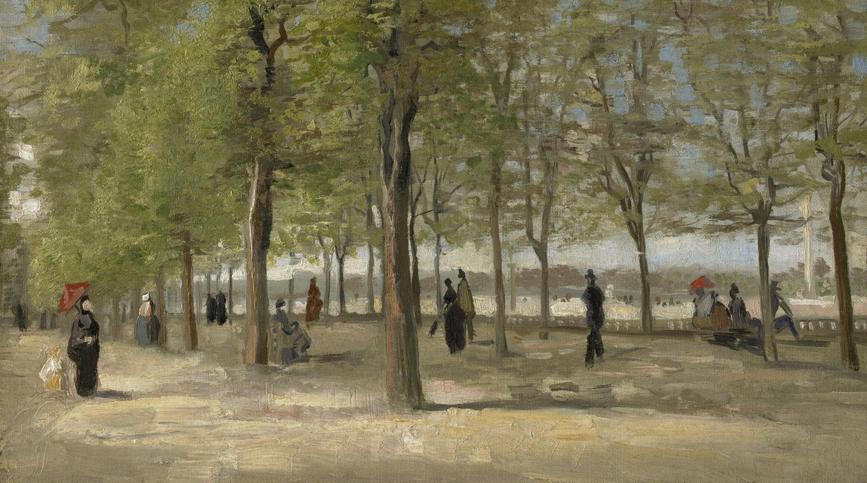 Terasz a Luxembourg-kertben alkotó: Vincent van Gogh