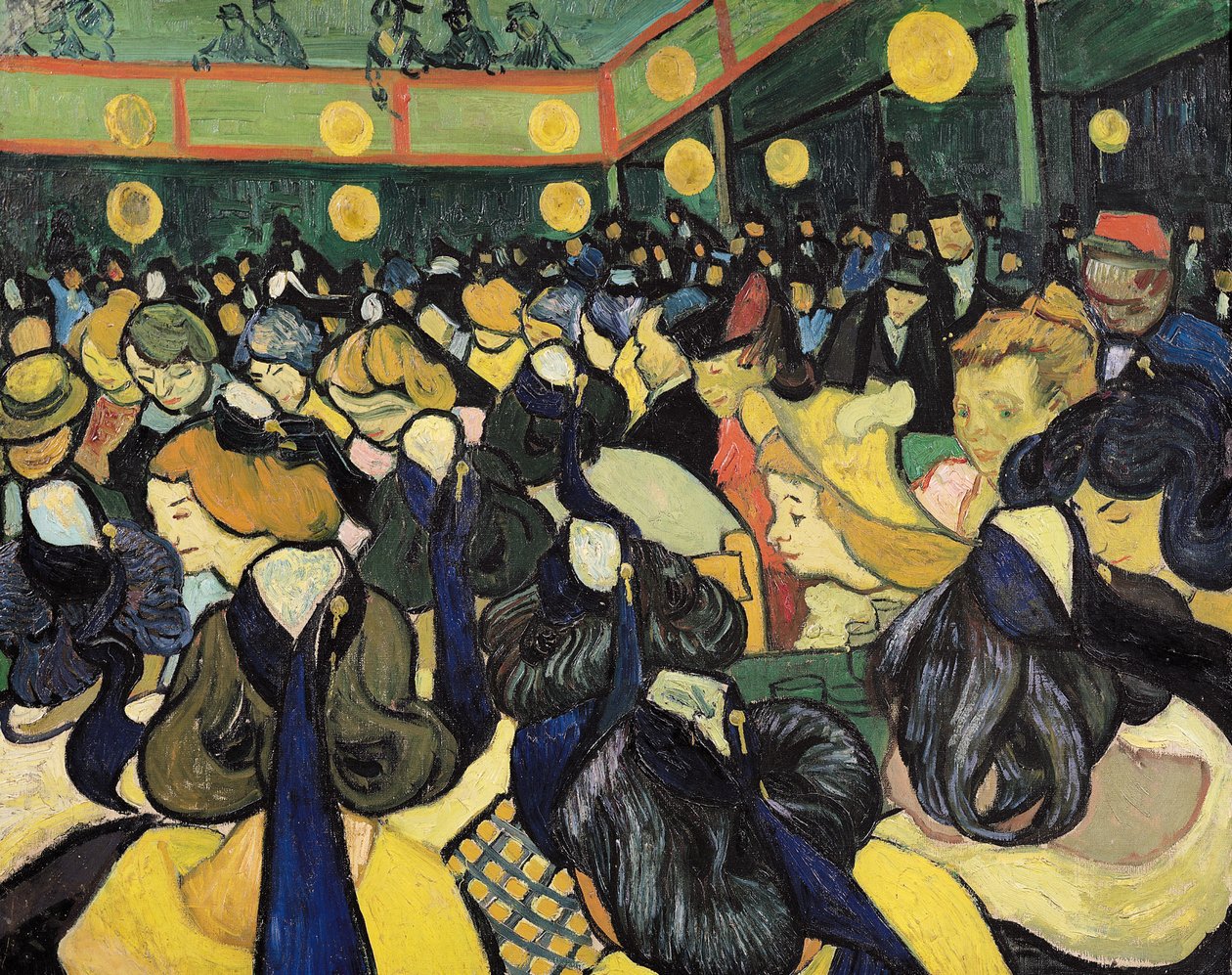Az arles-i táncház, 1888 alkotó: Vincent van Gogh