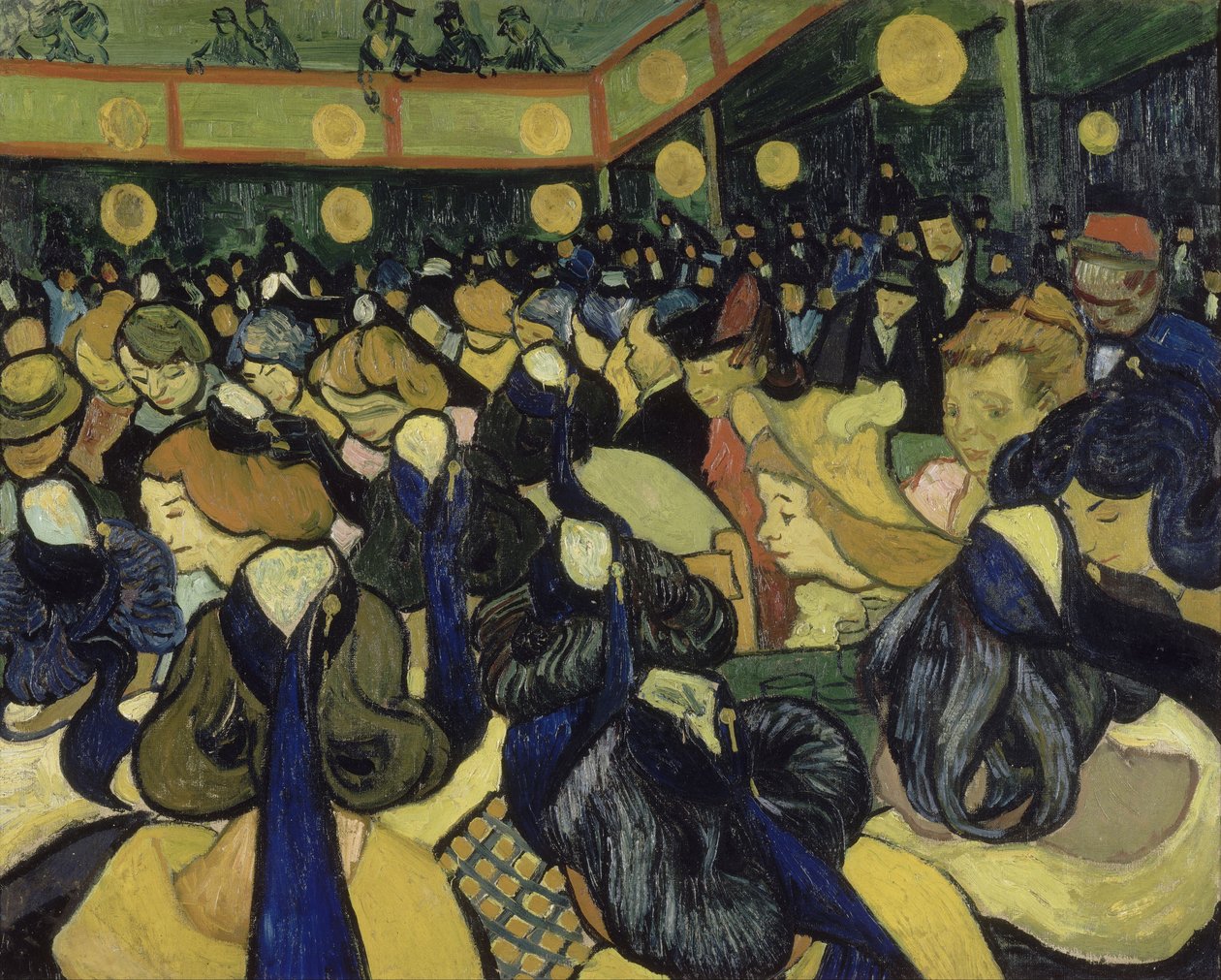 Az arles-i táncház, 1888 alkotó: Vincent van Gogh