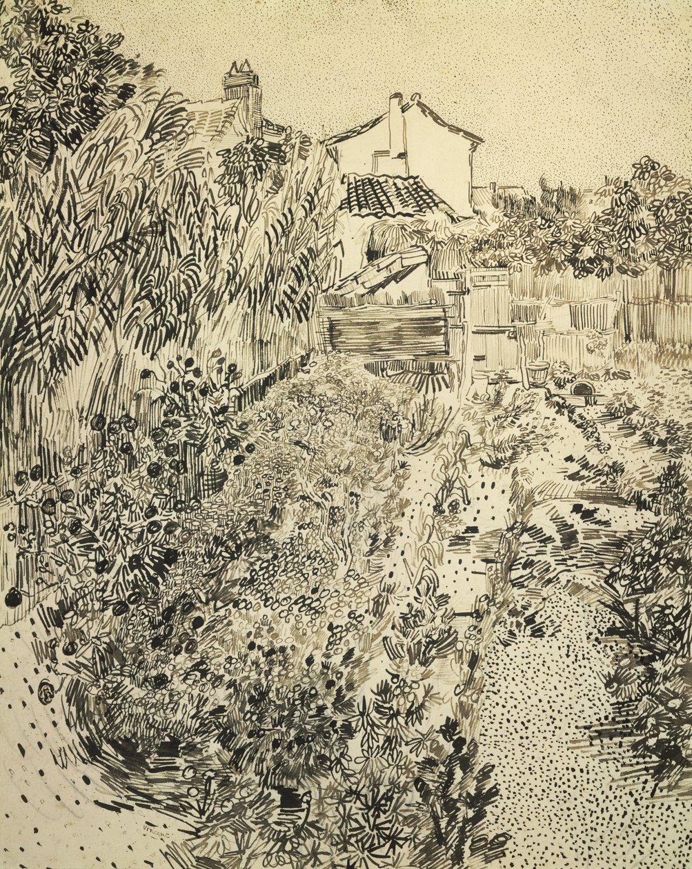 A virágos kert, 1888 alkotó: Vincent van Gogh
