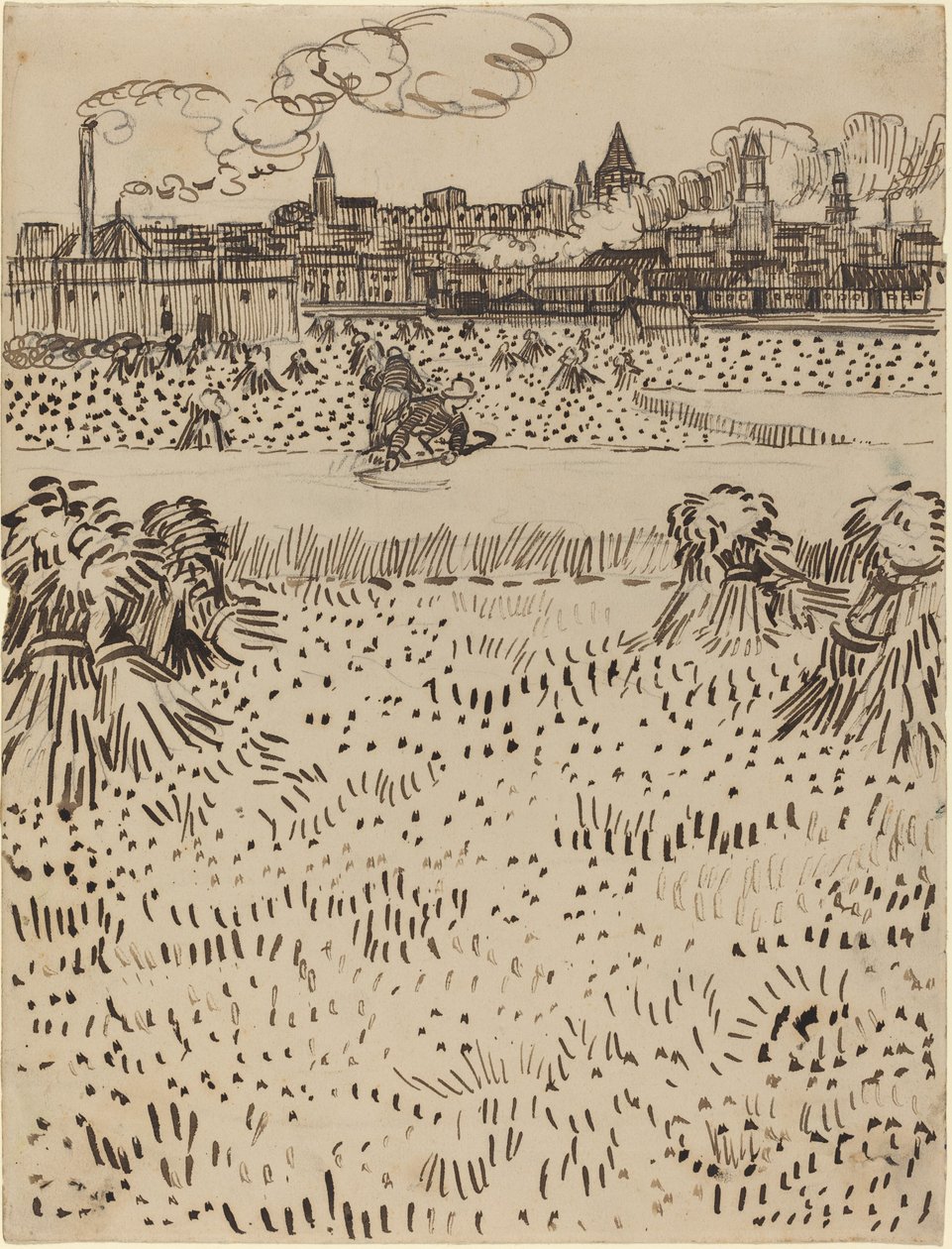 Az aratás, 1888. alkotó: Vincent van Gogh