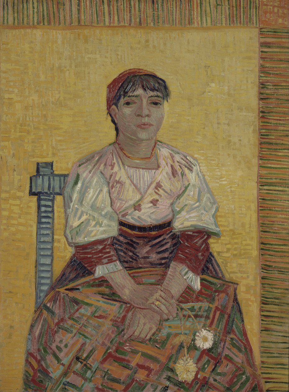 Az olasz nő, 1887 alkotó: Vincent van Gogh