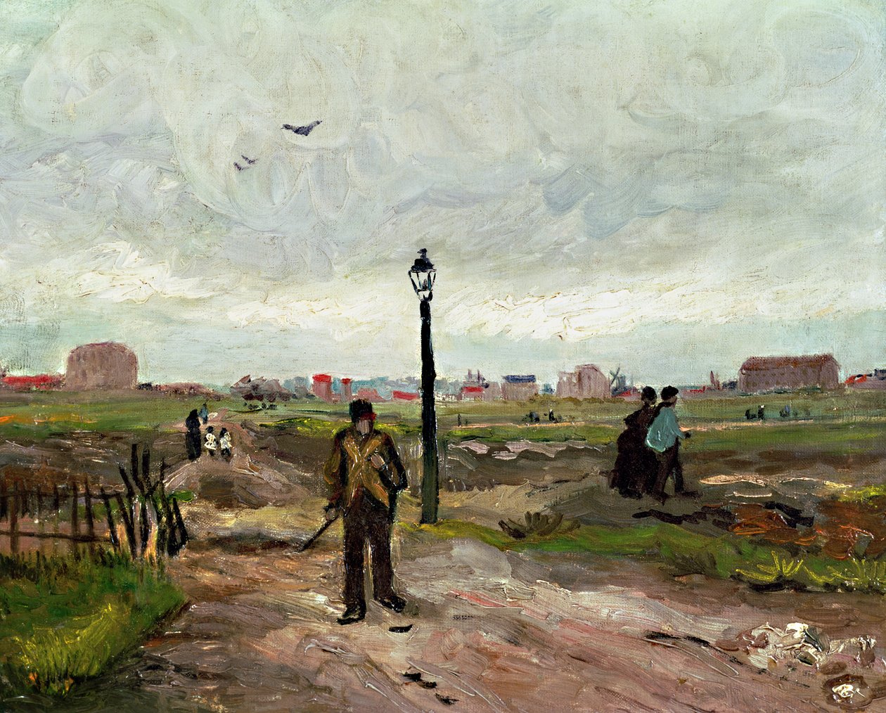 Párizs külvárosa, 1886 alkotó: Vincent van Gogh