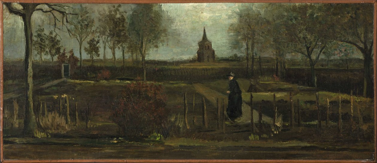 A nüneni plébánia kertje tavasszal alkotó: Vincent van Gogh