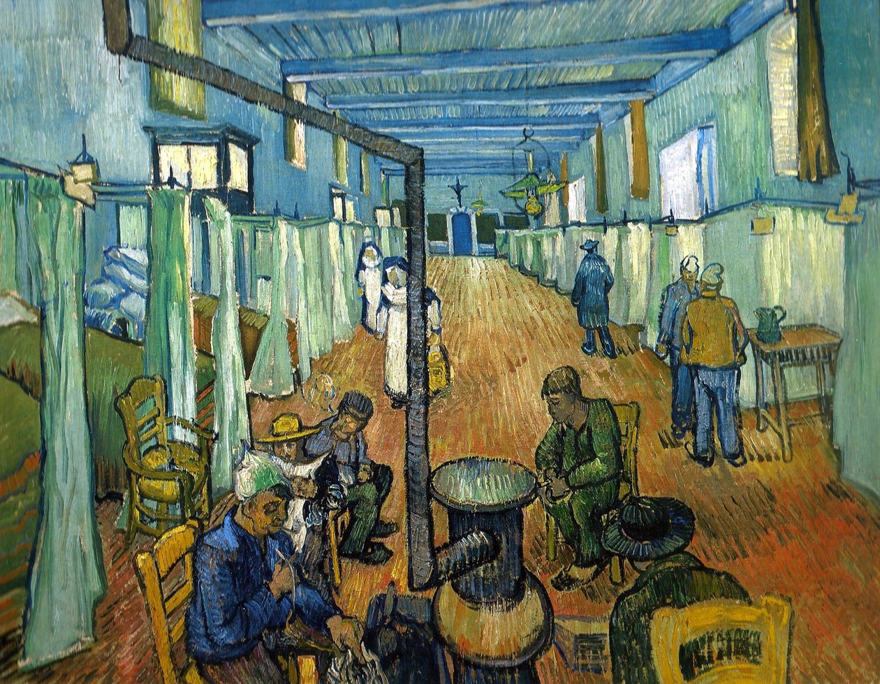 Az arles-i kórház kórterme alkotó: Vincent van Gogh
