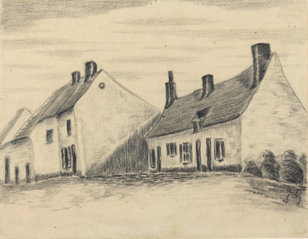 A Zandmennik-ház, c. 18791880. alkotó: Vincent van Gogh
