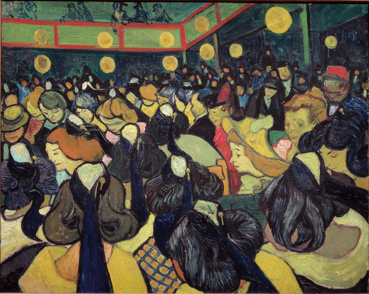 Az arles-i táncterem - olaj, vászon alkotó: Vincent van Gogh