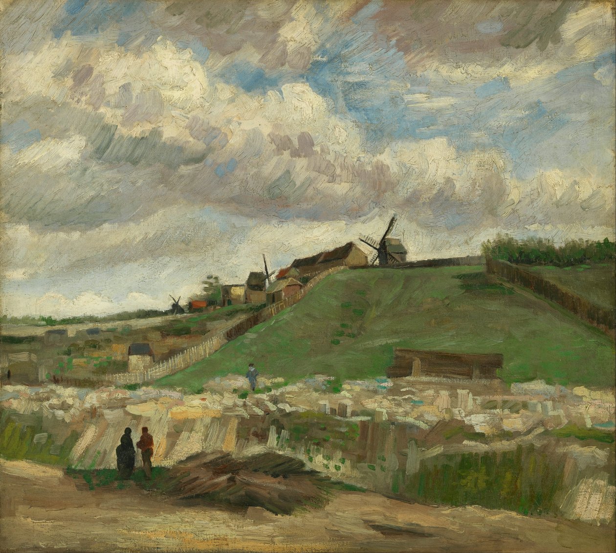 A Montmartre-domb kőbányájával alkotó: Vincent van Gogh