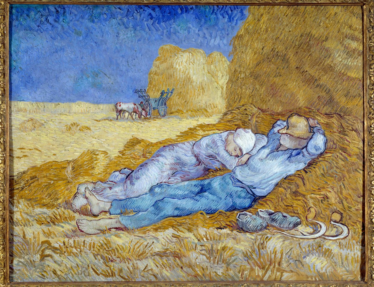 A meridián vagy a szieszta (Millet után) alkotó: Vincent van Gogh