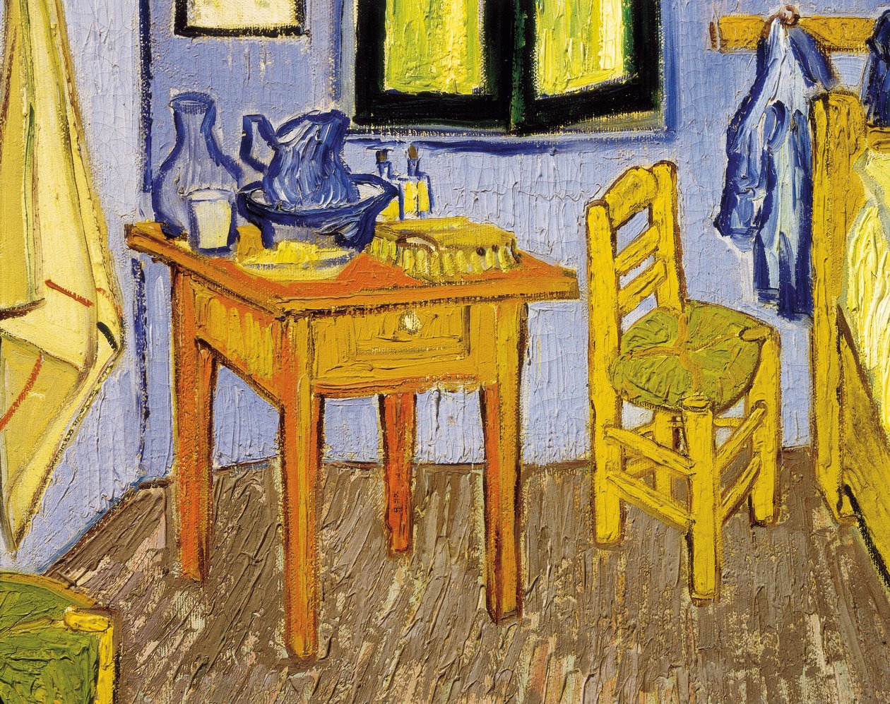 Vincent Van Gogh szobája Arles-ban (részlet) 1889 (olaj, vászon) alkotó: Vincent van Gogh