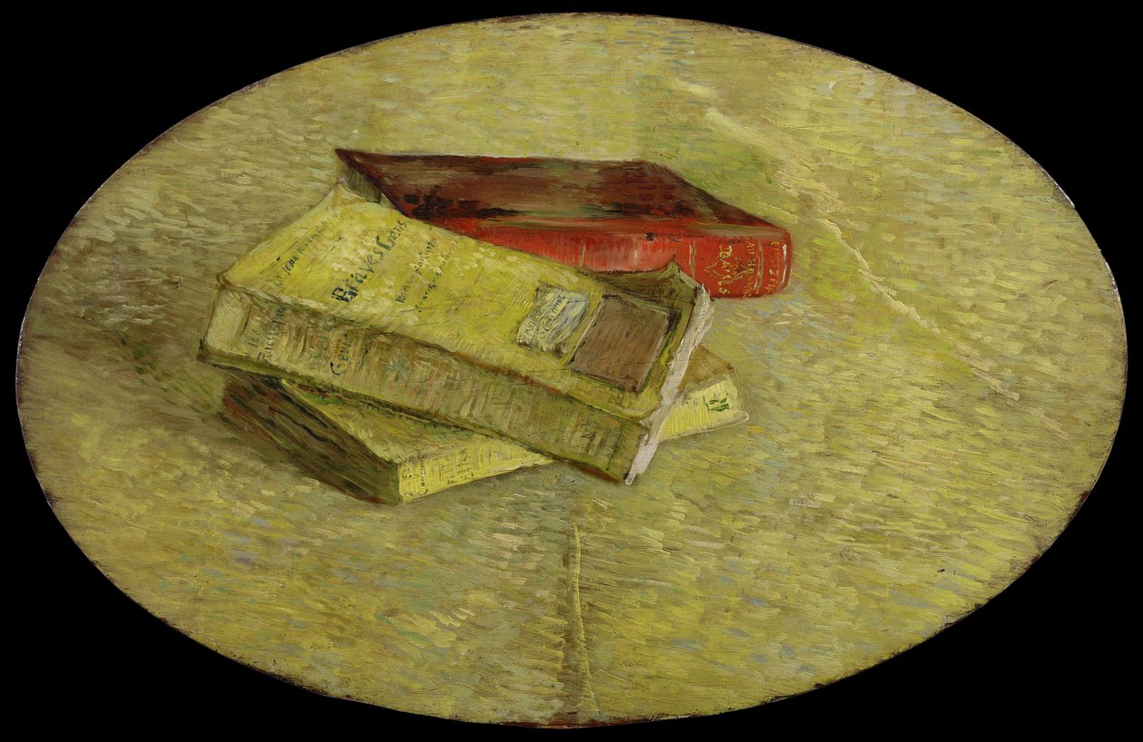 ""Három könyv"" (Három regény) Vincent van Gogh (1853-1890) festménye 1887 Méret: 31 x 48,5 cm Van Gogh Múzeum, Amszterdam alkotó: Vincent van Gogh