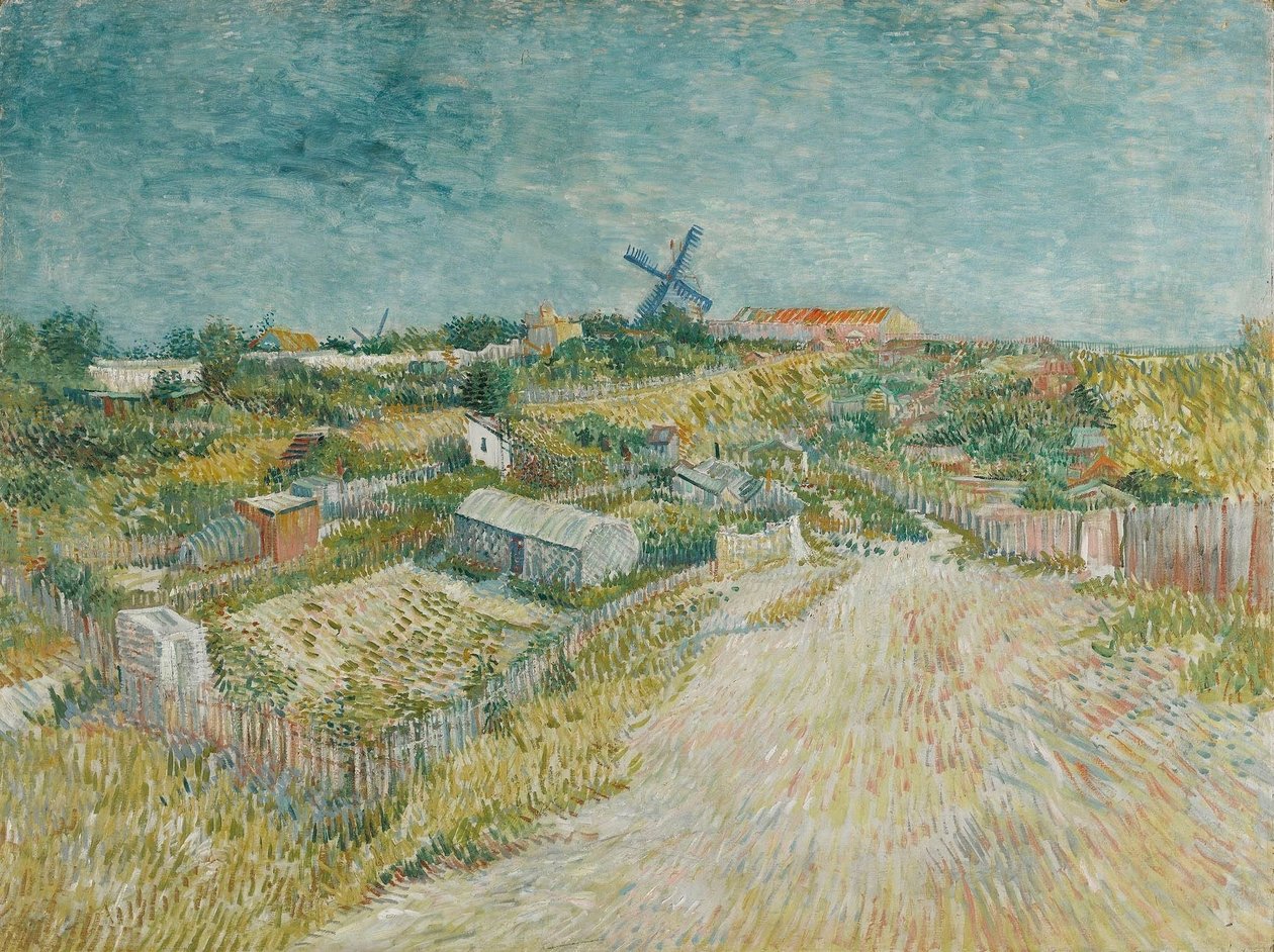 Zöldségkertek a Montmartre-on alkotó: Vincent van Gogh