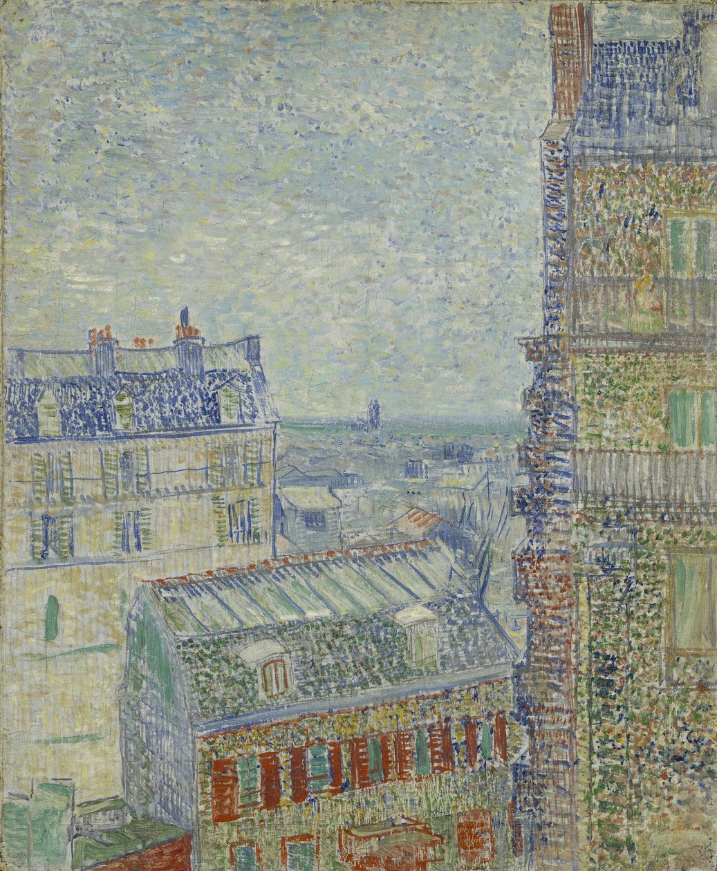 Kilátás Theo lakásából alkotó: Vincent van Gogh