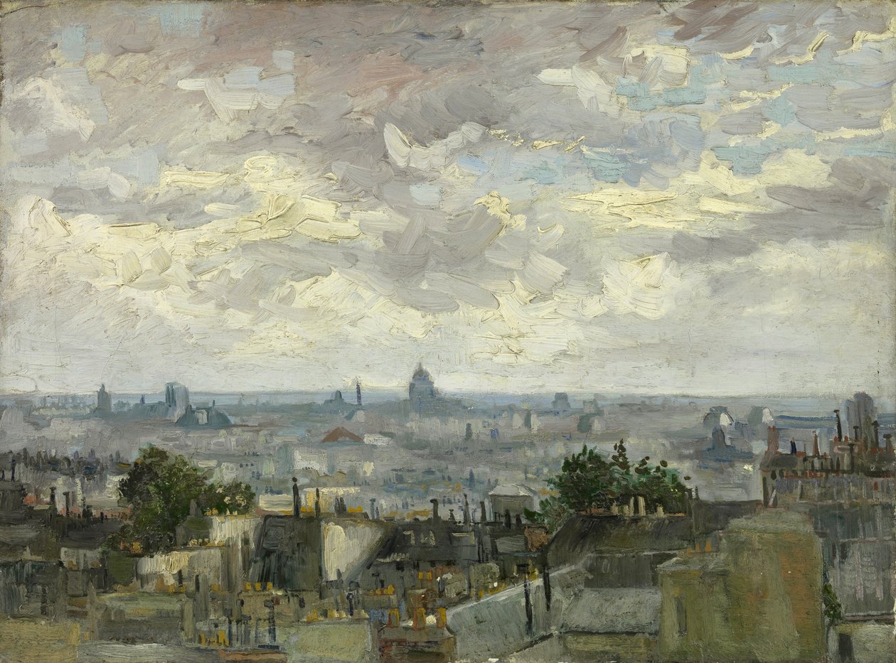 Párizs látképe alkotó: Vincent van Gogh