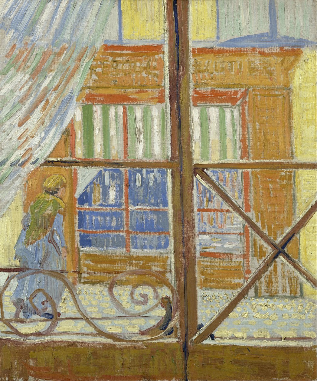 Egy hentesüzlet látképe alkotó: Vincent van Gogh