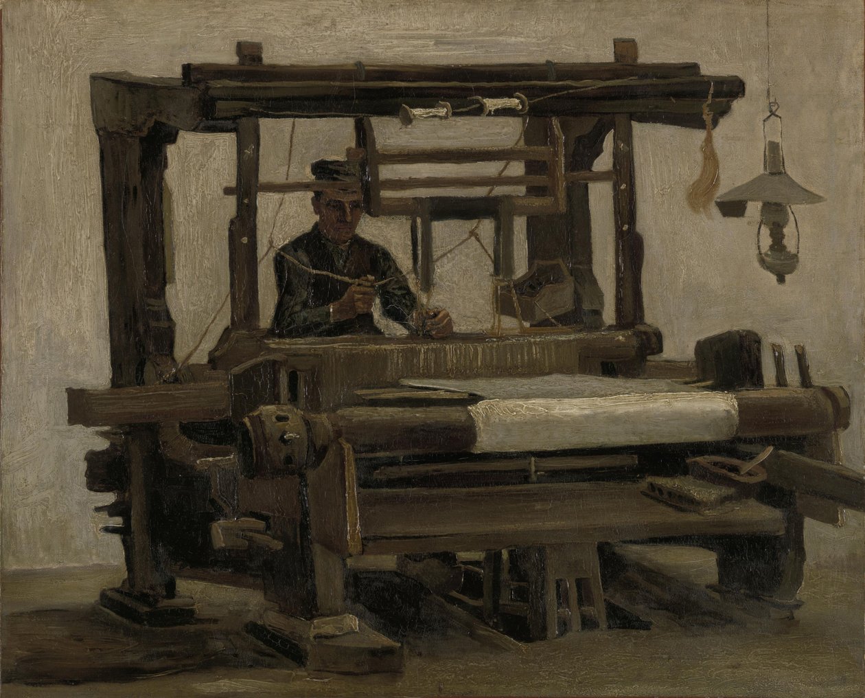 Szövő a szövőszéknél alkotó: Vincent van Gogh
