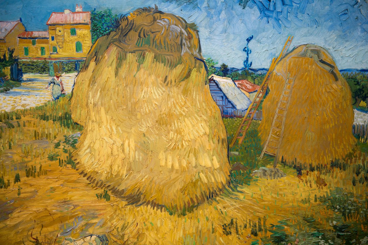 Búzahalmok Provence-ban alkotó: Vincent van Gogh