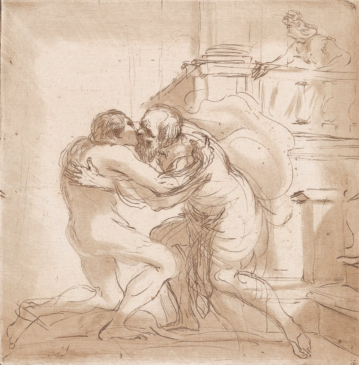 A tékozló fiú visszatérése, 1764-98. alkotó: Vincenzio Vangelisti