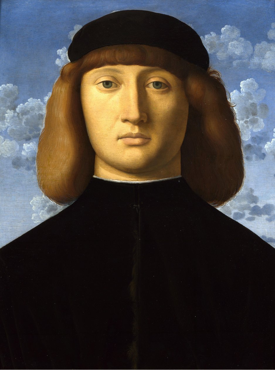 Egy fiatalember portréja alkotó: Vincenzo di Biagio Catena