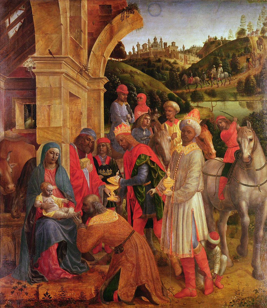 A királyok imádása alkotó: Vincenzo Foppa