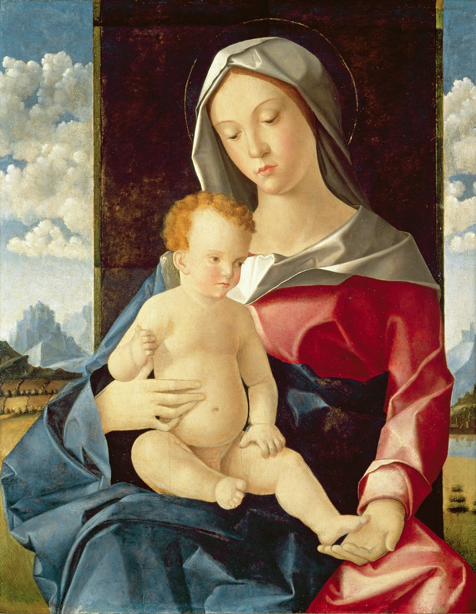 Madonna és gyermeke, 1510 körül alkotó: Vincenzo di Biagio Catena