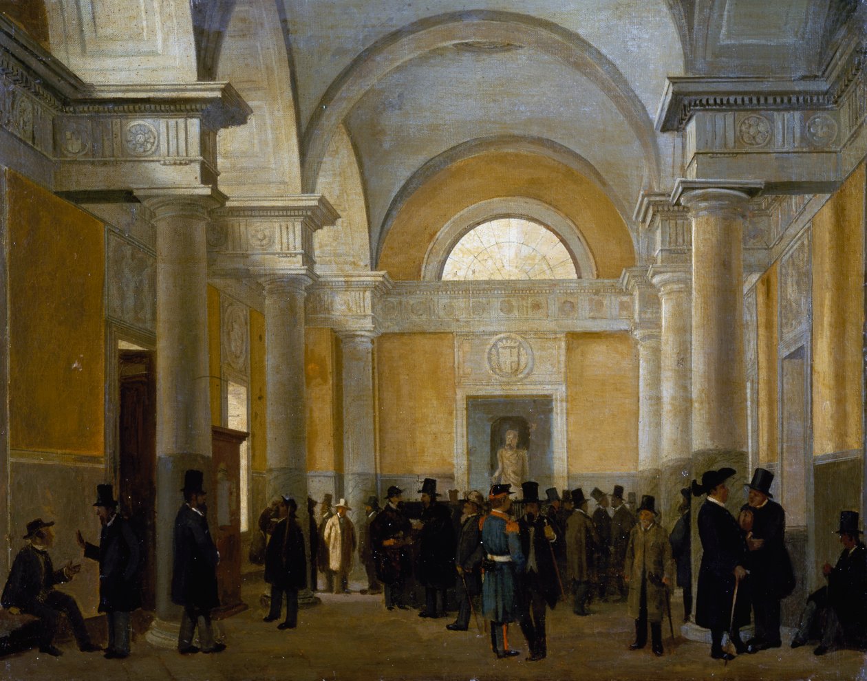 A nápolyi Palazzo San Giacomo belseje alkotó: Vincenzo Abbati