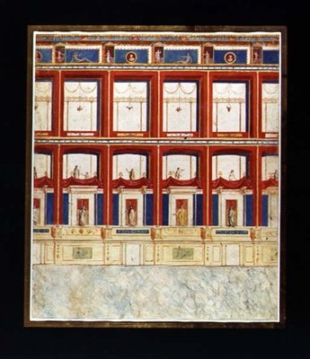 Antik római freskók, 1775 körül (akvarell és gouache, papír) alkotó: Vincenzo Brenna