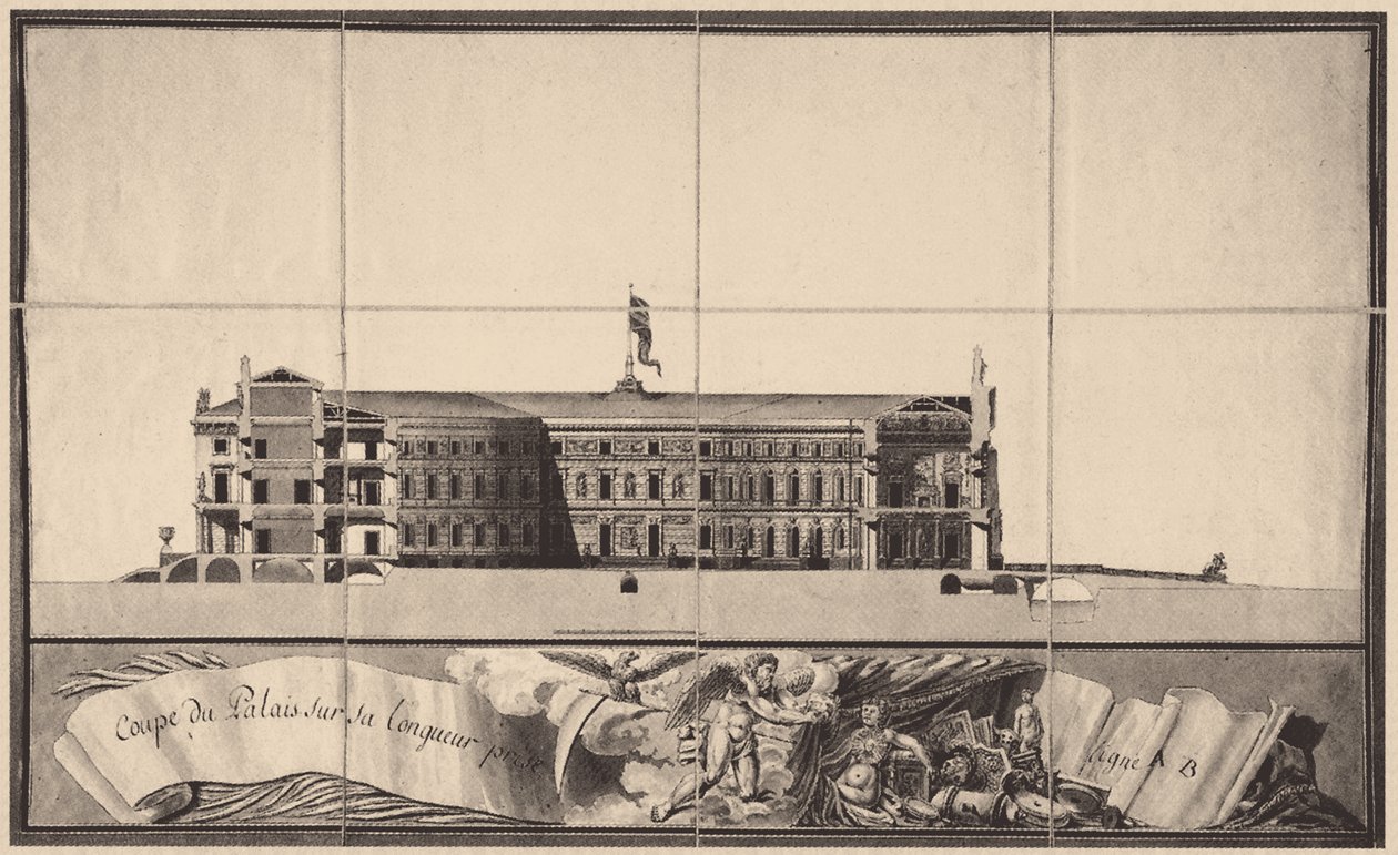 Szent Mihály-kastély Szentpéterváron, 1797 alkotó: Vincenzo Brenna