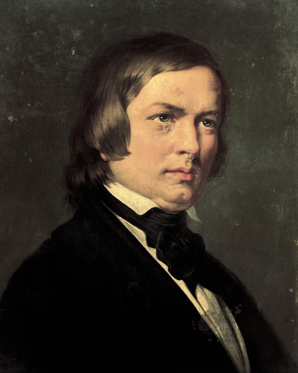 Robert Schumann portréja (Zwickau alkotó: Vincenzo Busciolano