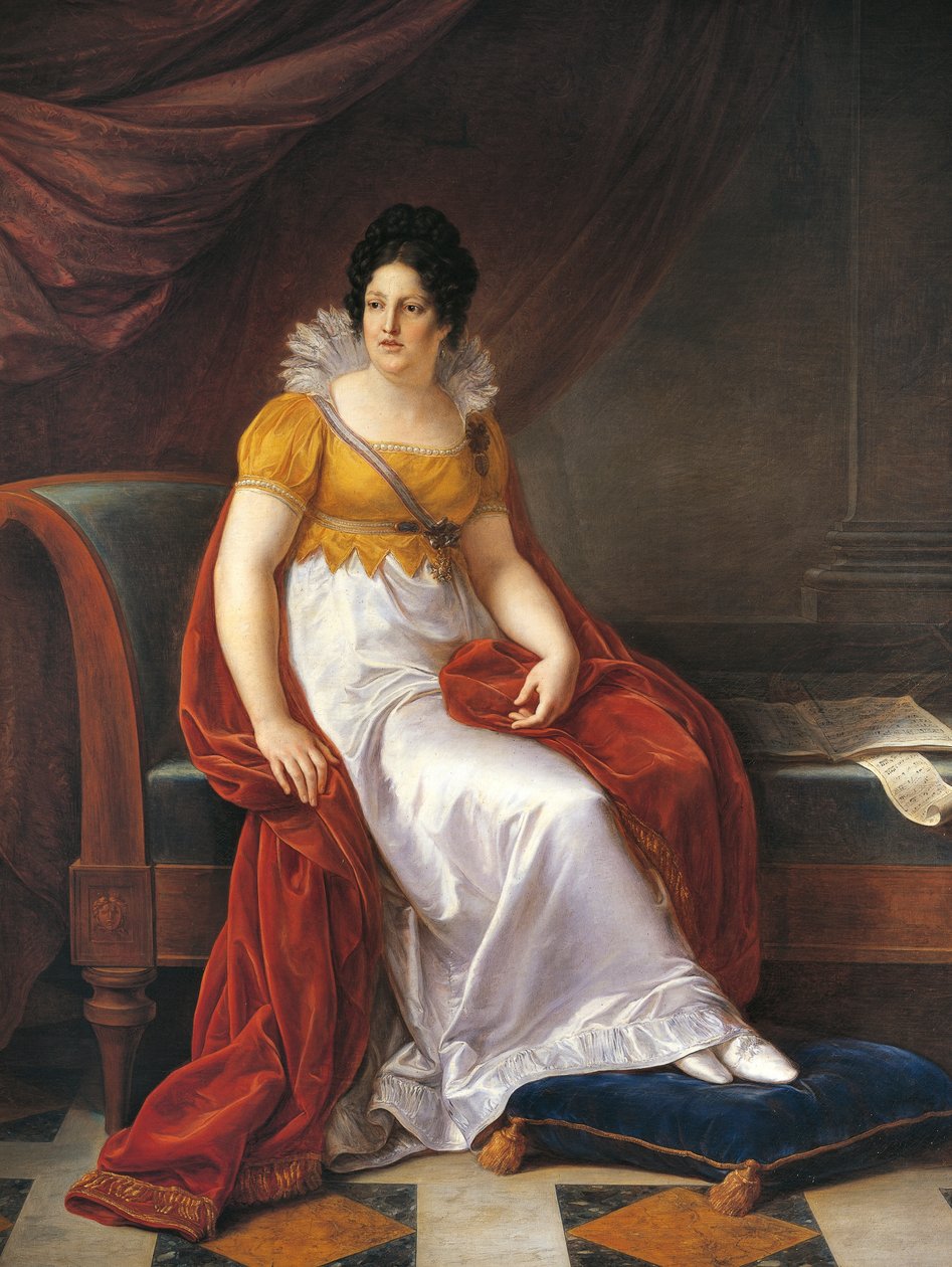 Marie Louise pármai hercegnő portréja (Bécs alkotó: Vincenzo Camuccini