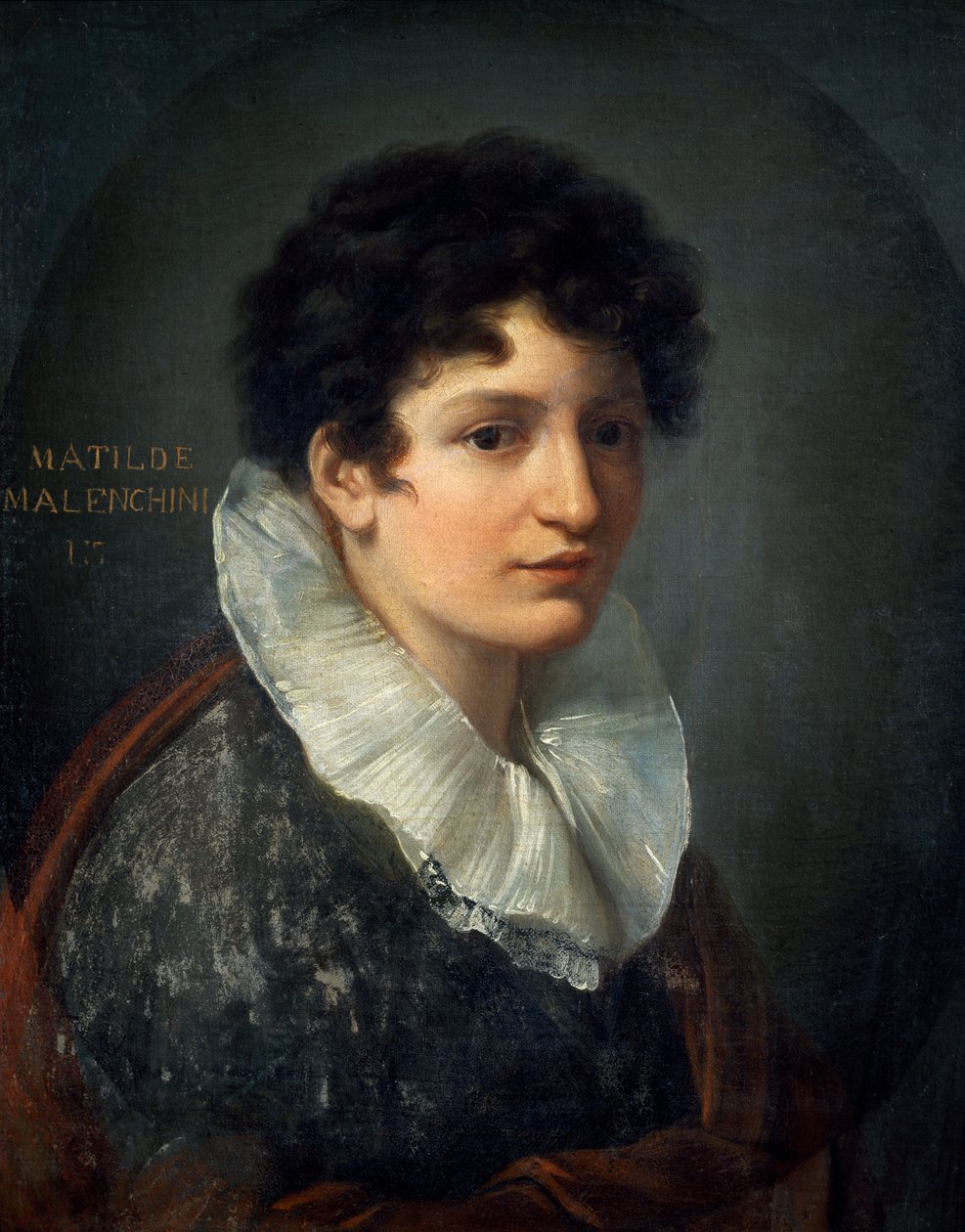 Matilde Mazenchini portréja, Vincenzo Camuccini (1771-1844), olaj, vászon, 61x49 cm, kb 1815 alkotó: Vincenzo Camuccini
