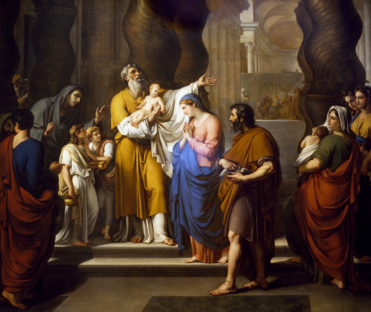 Bemutató a Templomban alkotó: Vincenzo Camuccini