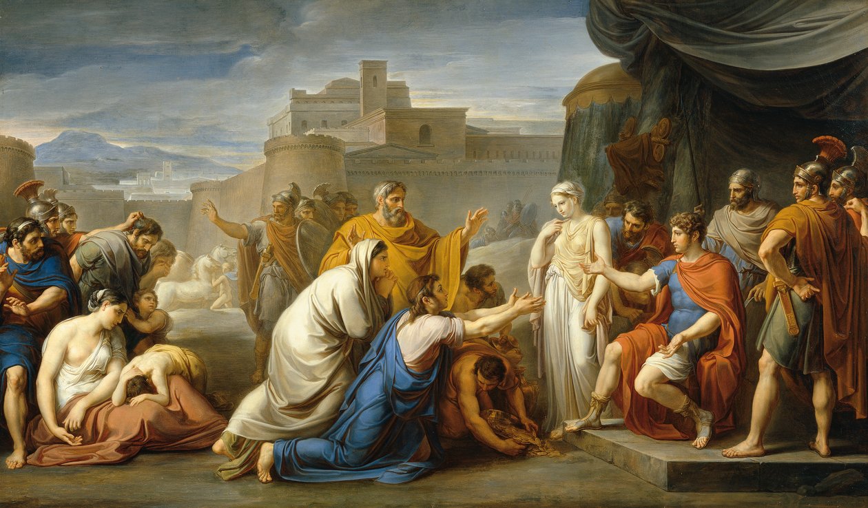 Scipio moderálása alkotó: Vincenzo Camuccini