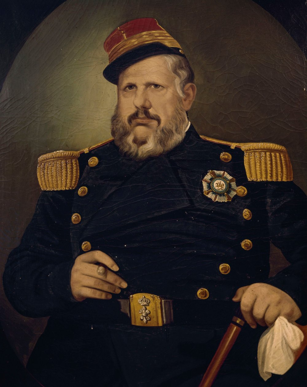 II. Ferdinánd Bourbon-Two Sicilies portréja (olaj, vászon) alkotó: Vincenzo De Mita