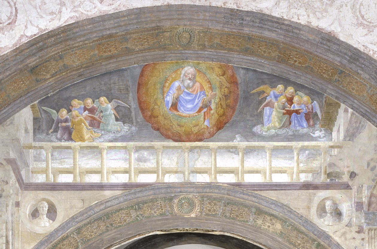 Isten és a kerubok alkotó: Vincenzo Foppa