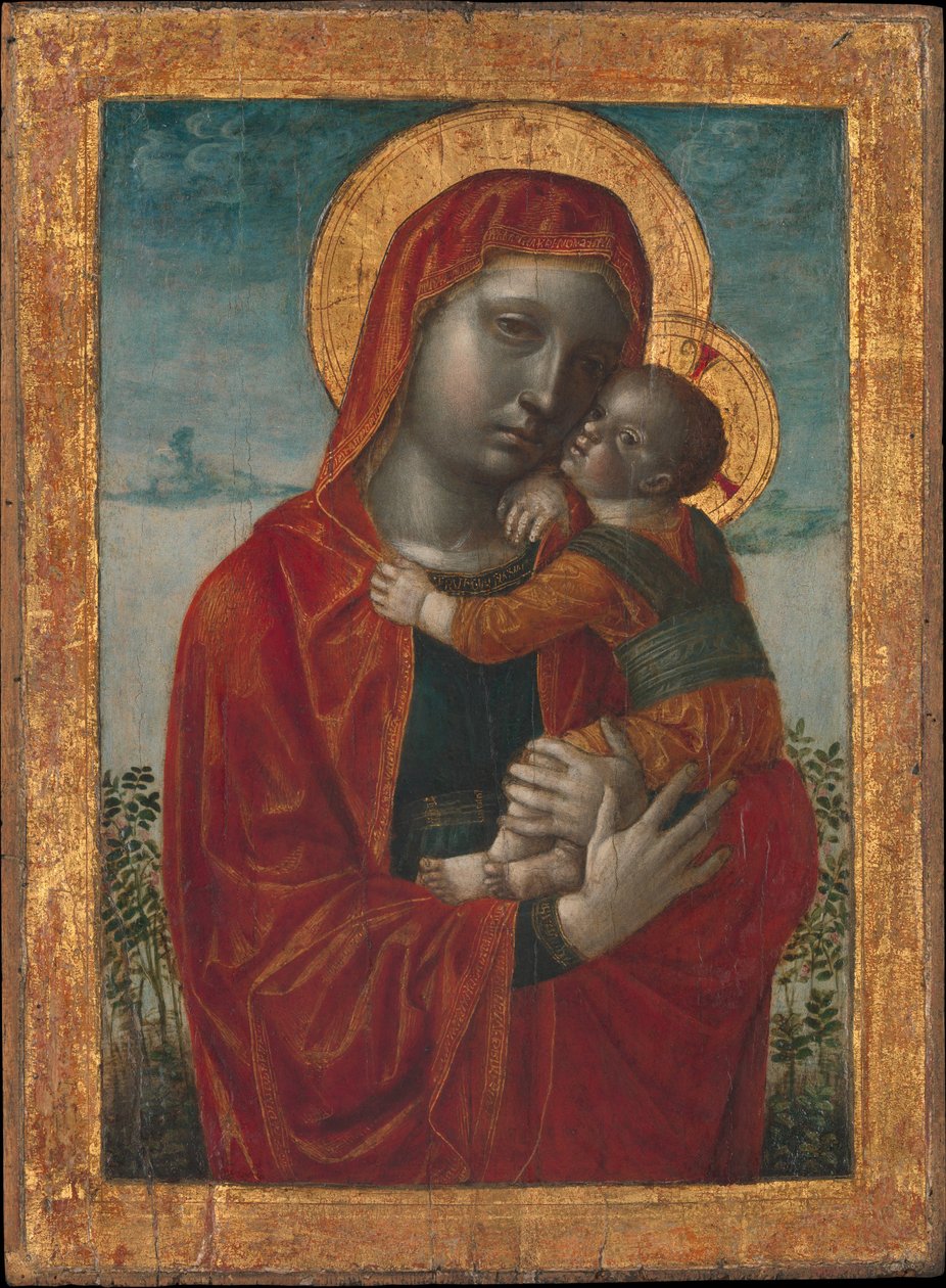 Madonna és gyermeke, kb. 1480. alkotó: Vincenzo Foppa
