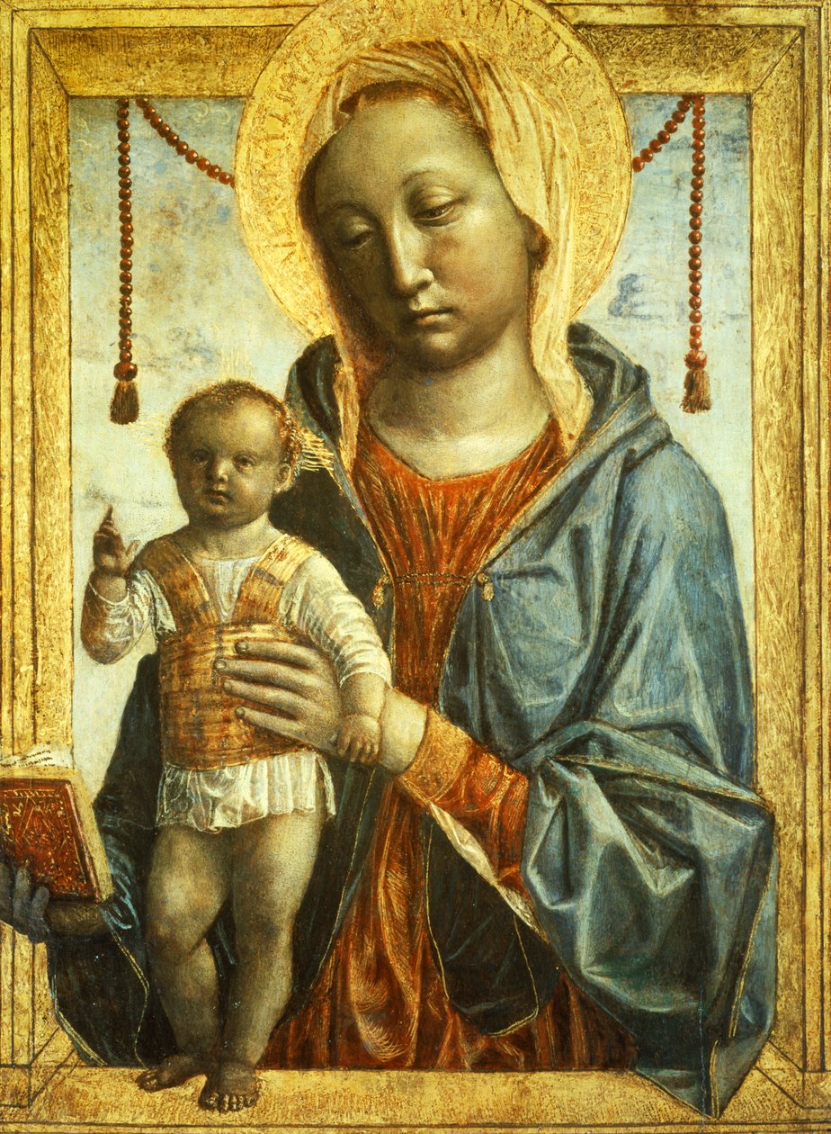 A könyv Madonnája alkotó: Vincenzo Foppa