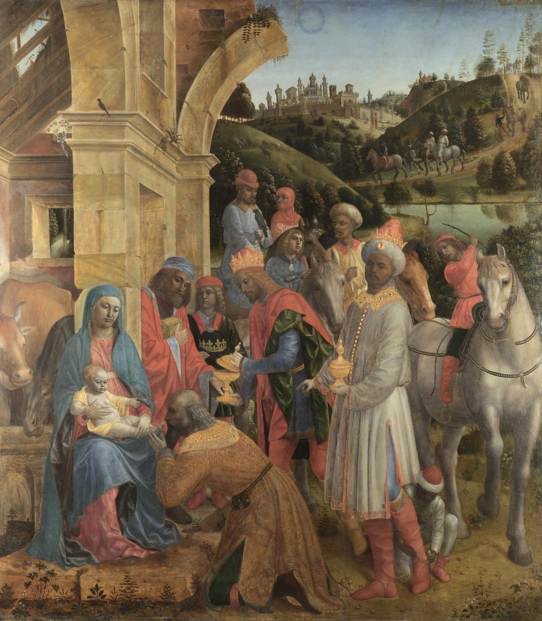 A Királyimádás c. 1500 alkotó: Vincenzo Foppa