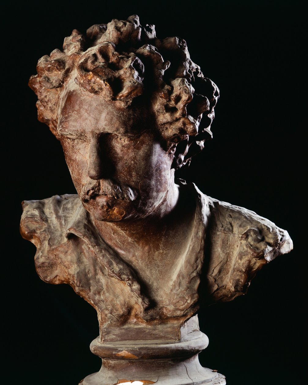 Fortuny festő portréja (viasz) alkotó: Vincenzo Gemito