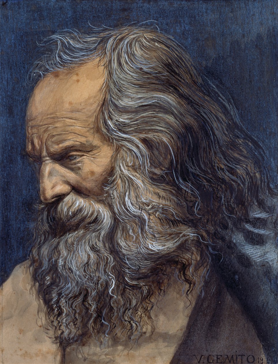 Próféta (Masto Ciccio) alkotó: Vincenzo Gemito