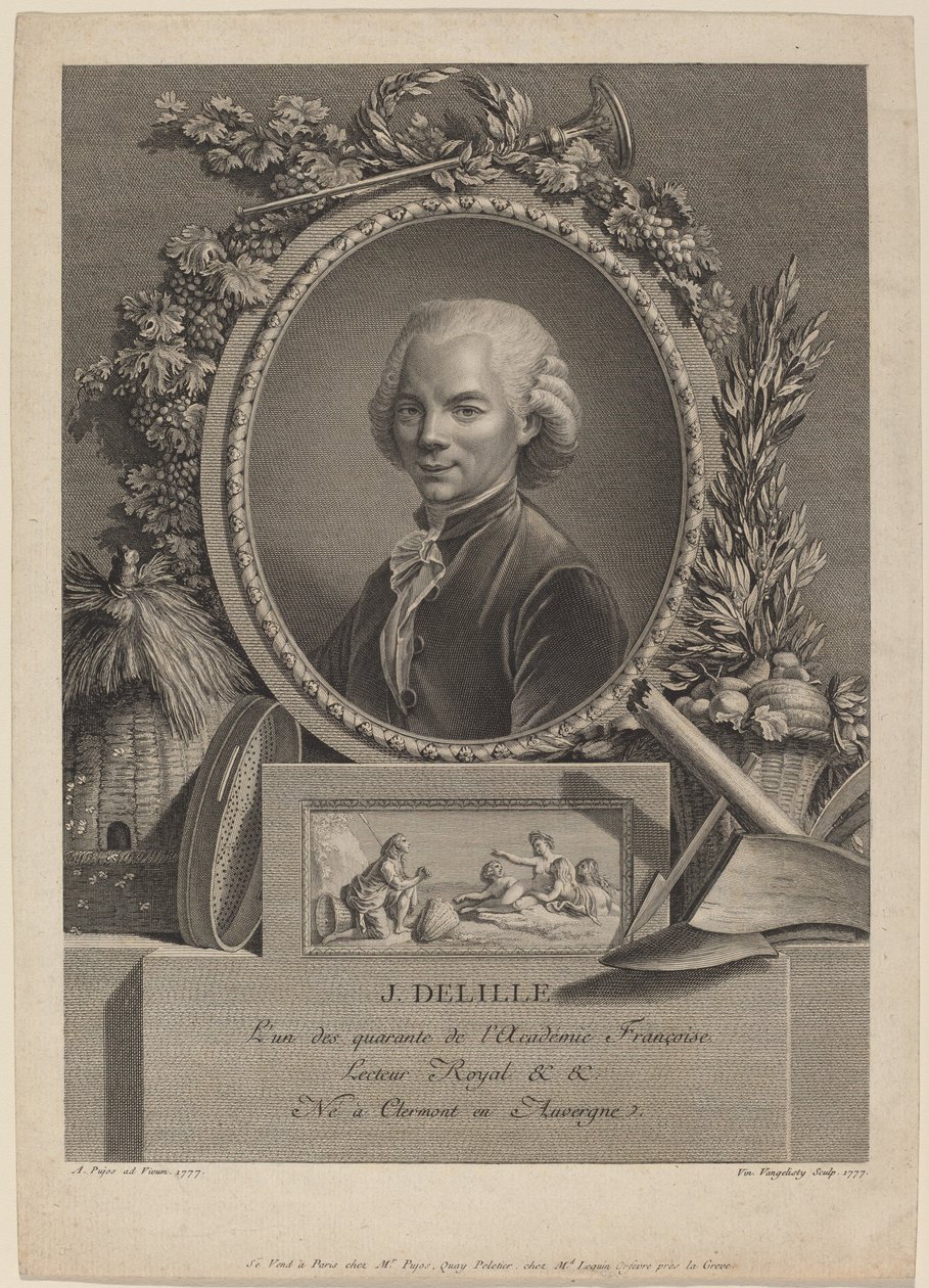 Jacques Delille alkotó: Vincenzo Vangelisti after André Pujos