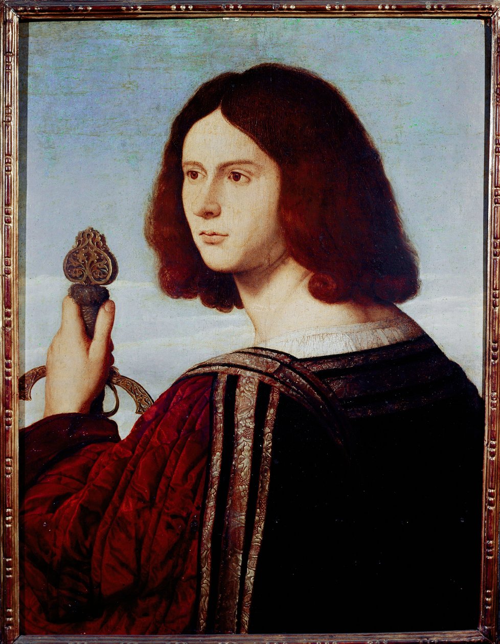 Francesco Maria della Rovere Urbino herceg portréja alkotó: Vincenzo di Biagio Catena