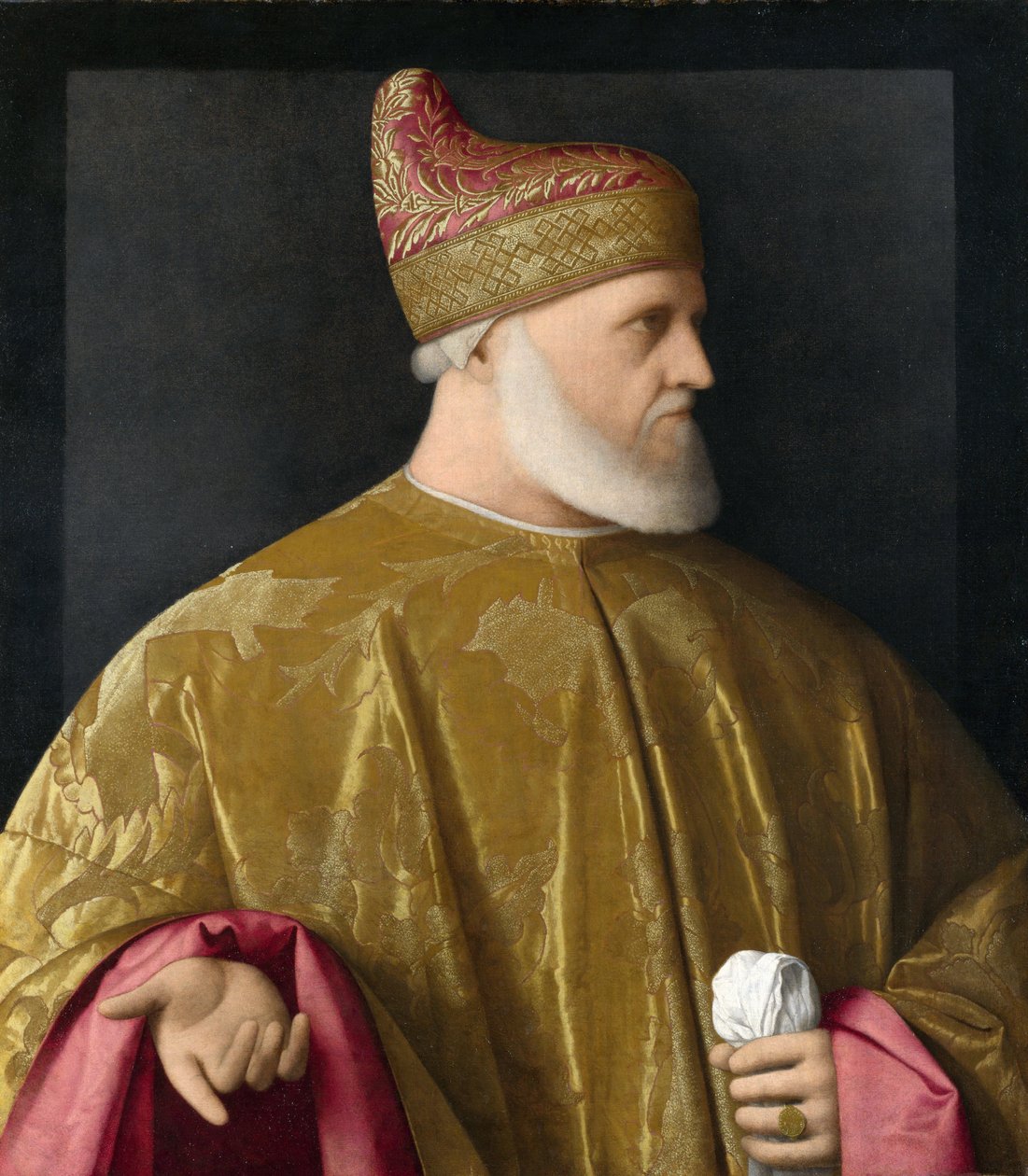 A dózse portréja, Andrea Gritti (1455-1538) olaj, vászon, 1530 körül alkotó: Vincenzo di Biagio Catena