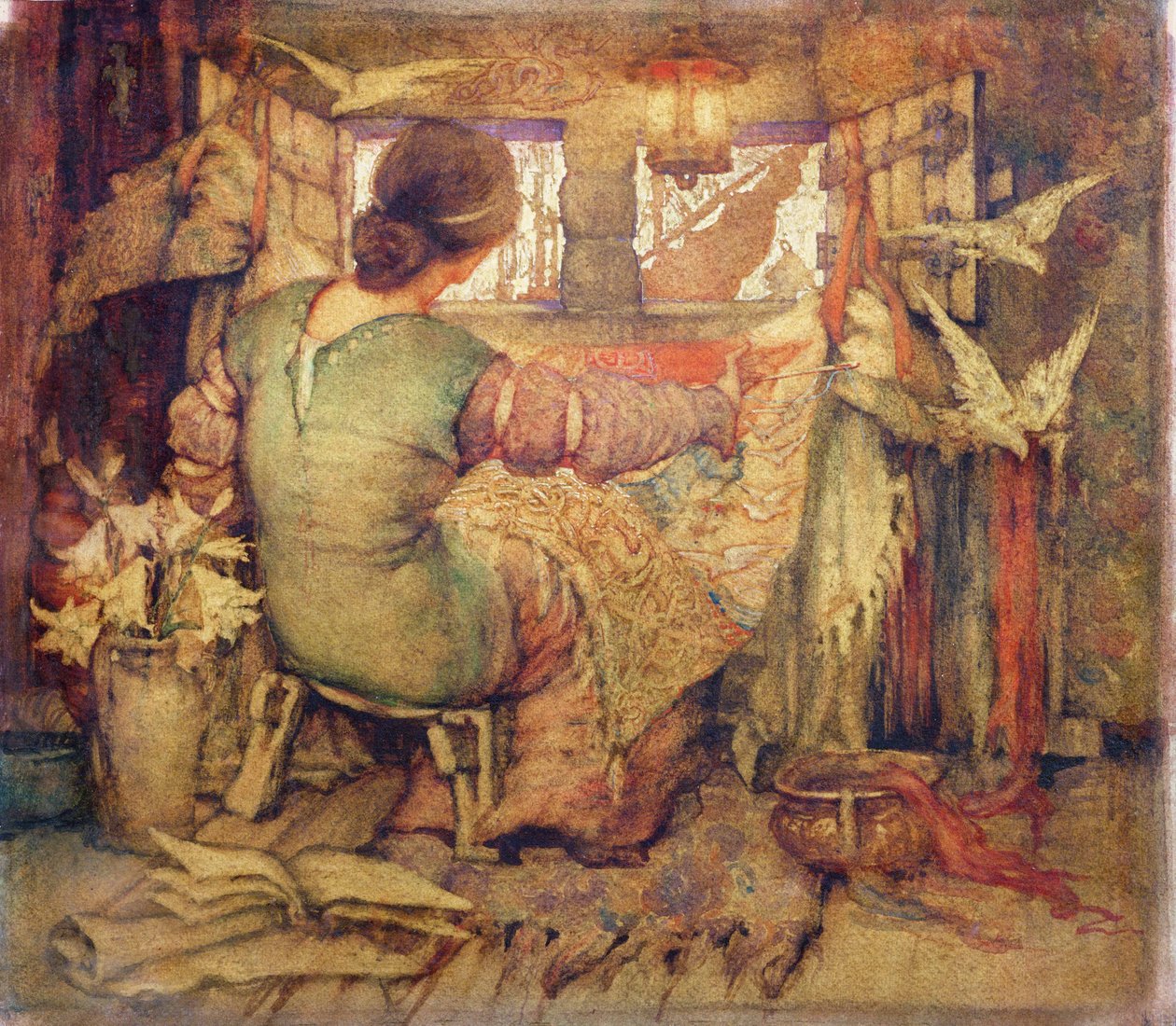 Penelope (akvarell papíron) alkotó: Violet Brunton