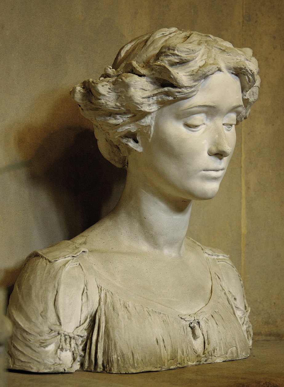 Lady Diana Manners, 1910 körül (gipsz) alkotó: Violet Manners
