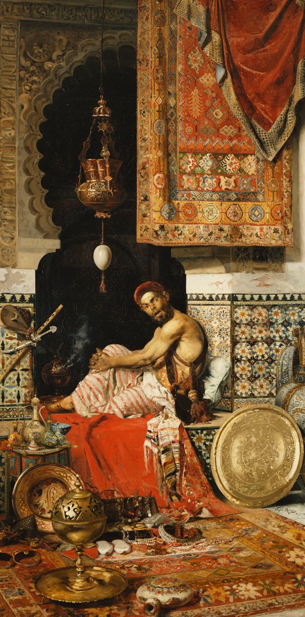 Arab marker, 1889 alkotó: Virgilio Mattoni de la Fuente